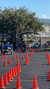You guys, I did it! I competed in my first motorcycle rodeo at the Orlando Harley Police vs. Civilian Challenge 🏍️✨ What an adrenaline rush. I may have dropped the bike during the competition 🥲 but I set out with two simple goals: have fun and get at least one clean run. I did both! I’ve been riding for only four years and started slow-speed precision training just three months ago, so this was a huge step for me. I was nervous, heart pounding and hands shaking, but every second outside my com