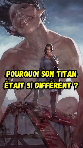 Sunroof on Instagram: "Pourquoi le titan mâchoire d’ymir est différent des autres ? #attaquedestitans #anime #manga #snk #shingekinokyojin"