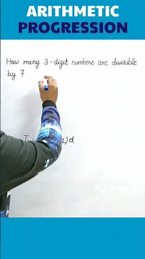 How many 3 digit numbers🔢 are divisible by 7 ? #mathshorts #arithmeticprogression #icsemaths #A.P.