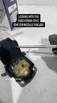 Ignition Module Failure • Honda Civic • #ThatBeardedMechanic #DSeries #Shorts