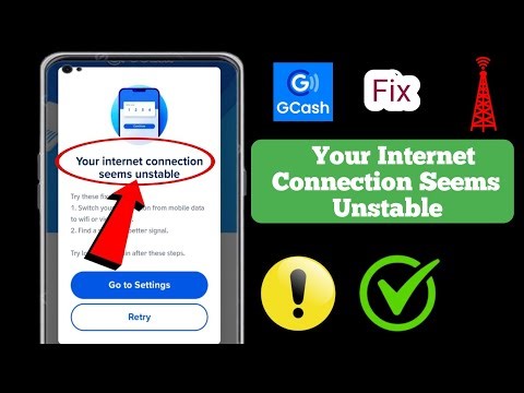 Fix Your Internet Connection Seems Unstable Gcash InternetConnection Problem