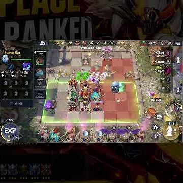 Finally Reached KING Rank! 👑 3⭐ Dragon Knight Auto Chess Strategy