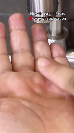 Avoid Washing Contact Lenses with Tap Water
