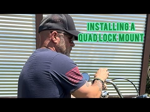 Installing Quad Lock Mount on My Motorcycle | Vermont by Motorcycle