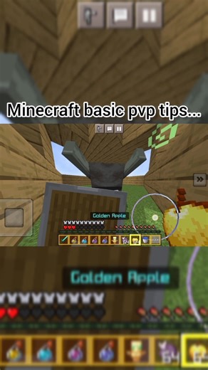 Basic pvp tips and tricks... [ Minecraft tips ]