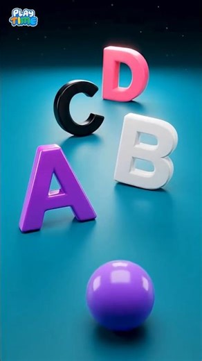 ABCD For Kids | Learn Alphabets A toZ | Counting | Baby Cartoon & NurseryRhymes #shorts