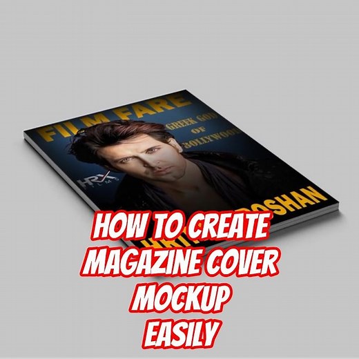 Magazine Mockup That Looks Professionally Done #photoshop #shorts