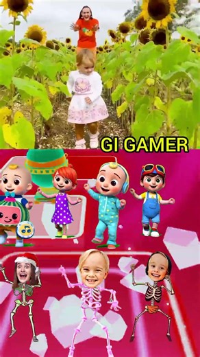 Bebefinn Pinkfong😊🎉 -Bebefinn Scary Boss.. dance-Tiles Hop#dancemusic​