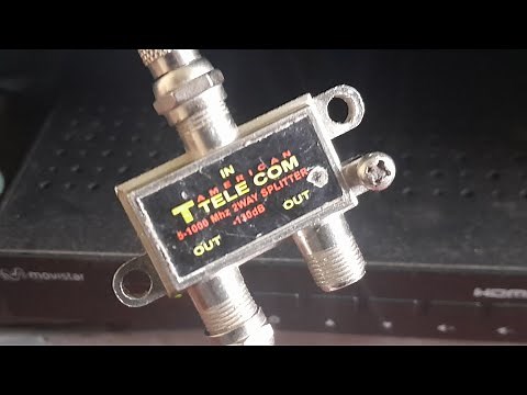 Como funciona un Splitter para TV y decodificador y como instalarlo | Aquí lo descubrimos |