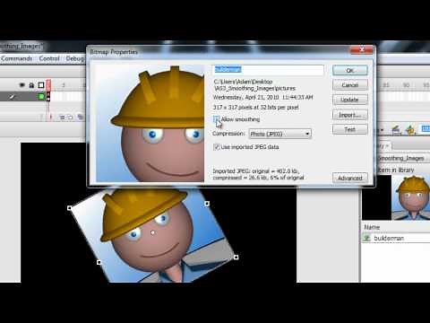 Smoothing Bitmap Images to Prevent Pixelated Pictures : Flash Actionscript 3.0 Tutorial