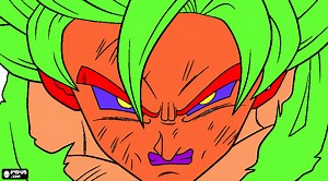 goku ssj 6 para colorear, goku ssj 6 para imprimir