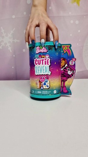 Barbie Chelsea Cutie Reveal - Jungle Series Spinning Toy Unboxing