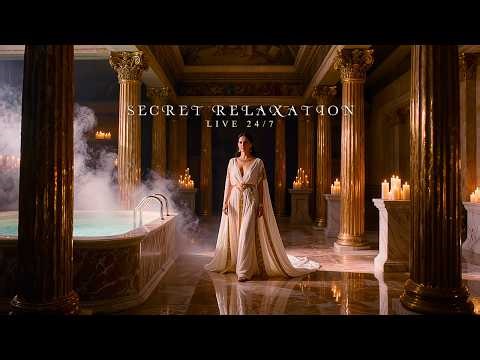Live Secret Roman Spa — Ancient Bath Ambience for Relax & Sleep | 4K
