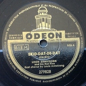 Louis Armstrong & His Hot Five – Skid-Dat-De-Dat / Jazz Lips (Shellac)