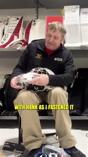 How to properly attach a goalie mask dangler