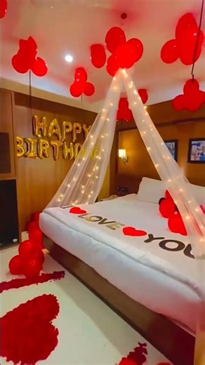 how to decorate room for first night how to decorate wedding room simple #bridal #RoomDecor #viral