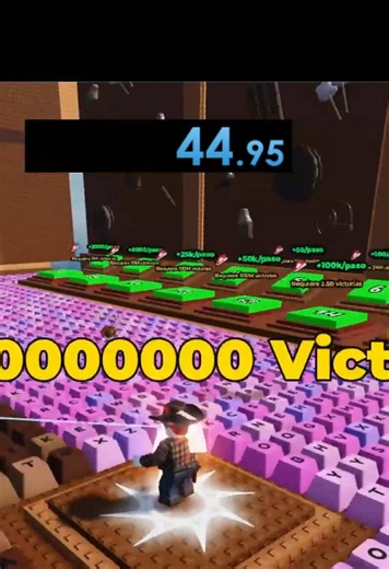 Record mundial speed run 44.95 escapa del teclado mundo 2 #Roblox #escapadelteclado