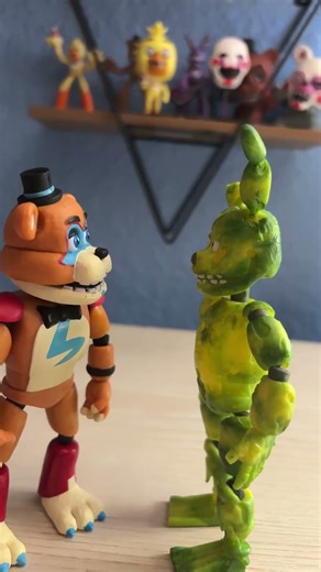 Springtrap’s Watching You 😈 #fnaf #stopmotion #shorts