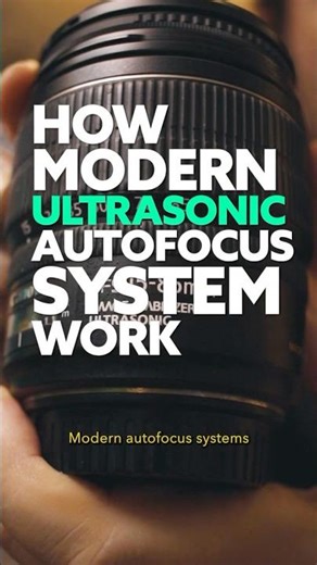How Modern Ultrasonic Autofocus System Actually Work | Camera Lenses Explained #tech #photography