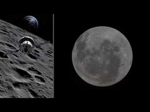 LIVE - Moon taken by the Artemis II - 05/04/2026