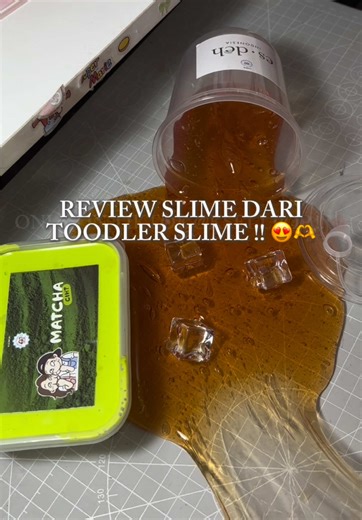 Unboxing Slime Es Deh dan Matcha dari Slime Toddler