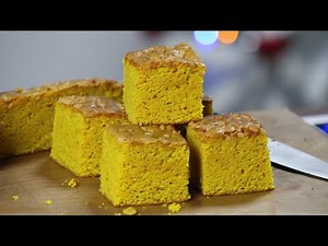 SFOUF (LEBANESE TURMERIC CAKE)/Spongy, Juicy & Tasty sfouf recipe/best Lebanese sfouf recipe