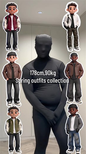 178cm,90kg Spring outfits collection #ootd #mensfashion #streetwear #fit #fyp