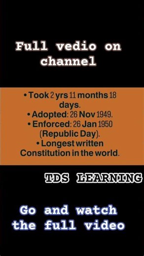 Class 8 Civics | The Indian Constitution | Quick Revision Shorts