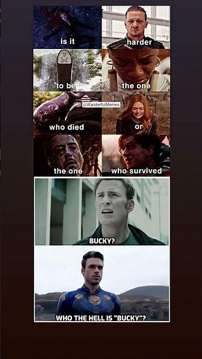 Who The Hell Is Bucky? 😂 Marvel's Most Savage MCU Meme #marvel #avengers #captainamerica #shorts #yt