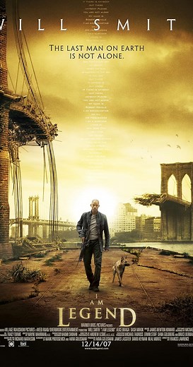 I Am Legend (2007) ⭐ 7.2 | Drama, Horror, Sci-Fi