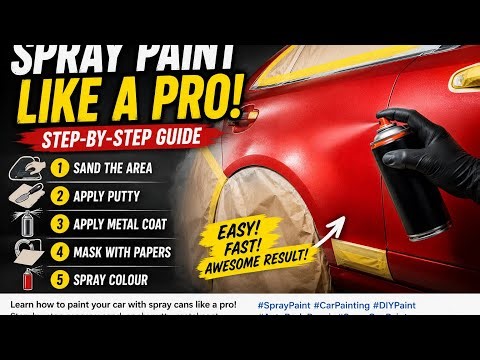 How to Spray Paint Your Car Like a PRO with Cans