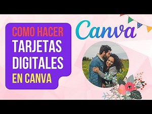 Cómo hacer TARJETAS DIGITALES con Canva en pocos pasos! *Fácil y rápido*