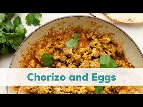 Easy Mexican Chorizo and Eggs - Elise Tries to Cook