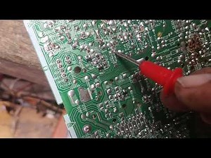 Tv Polytron gambar dan Logo hilang