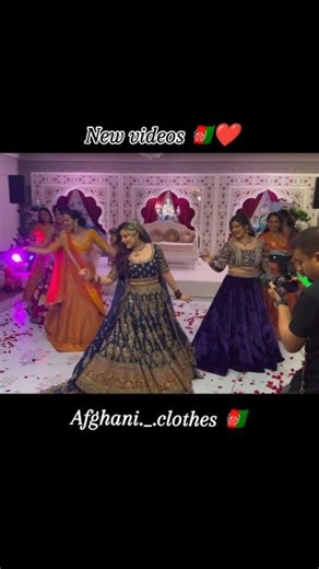 A F G H A N I C L O T H S on Instagram: "Tere rashke Qamar❤️🇦🇫#punjabiwedding #afghangirl #weddingday #foryou #1million #viralvideos #instagram"