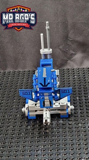 LEGO 501st AT-RT Stop Motion Build: An Artistic Showcase #lego #legostarwars #stopmotion