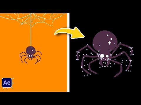 Spider Animation Without Keyframes in After Effects Tutorials