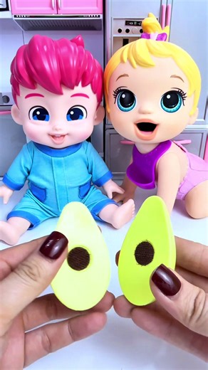 Minnie Mouse & Bebefinn eating avocado 🥑 Satisfying ASMR toy unboxing — no talking, just vibes ✨ #Satisfying #ASMR #ToyUnboxing #MinnieMouse #Bebefinn