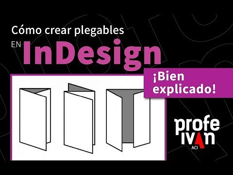 Cómo crear un plegable en InDesign