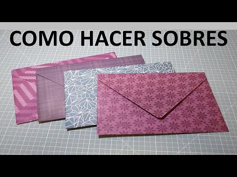 Como hacer sobres DIY 💌 envelope