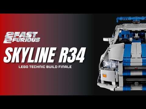 Finishing the LEGO Technic 2 Fast 2 Furious Nissan Skyline R34 | Part 3 | Final Build & Review
