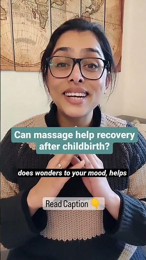 Can massage help recovery after childbirth?