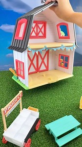 The barn dollhouse is a miniature masterpiece, complete with 2 doll figures and 62 pieces to bring the charming scene to life. 🐮✨ Don't miss the spinning dance floor for some festive fun! | Honey Bee Acres Toys