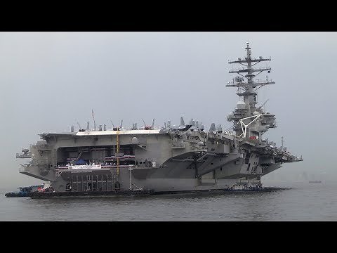 WATCH: USS Ronald Reagan docks in the Philippines for the first time