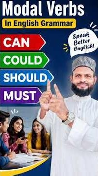Can Could Should Must | Use of modals in English grammar |