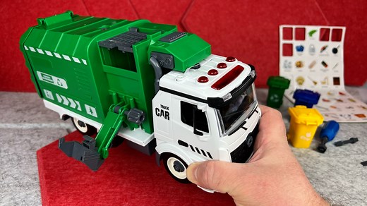 Watch Garbage & Recycling Toy Truck for Kids Review on Amazon Live