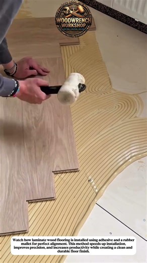 Satisfying Wood Flooring Installation Process | Fast & Precise Laminate Floor Setup