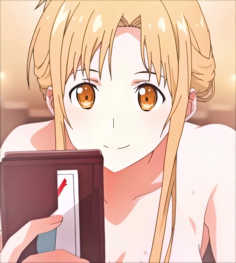 Asuna is really cute 🥰 #asuna #swordartonline #animeedit #kirito #chris_asuna2024