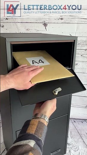 Post and Parcel Box for Through The Wall Application – Sierra Rear Access