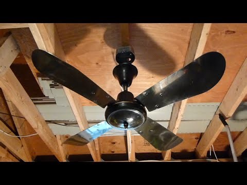 Vintage Codep Industrial Ceiling Fan Model 314